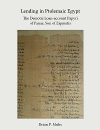 Cover for Lending in Ptolemaic Egypt
